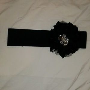 Bebe elastic waist statement belt